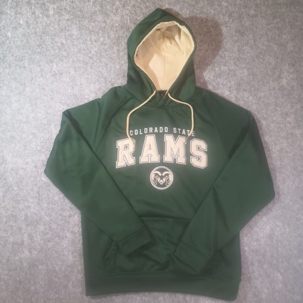 CSU Colorado State Rams Colisseum Hoodie Size Medium